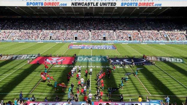 Magic Weekend at Newcastle's St James' Park