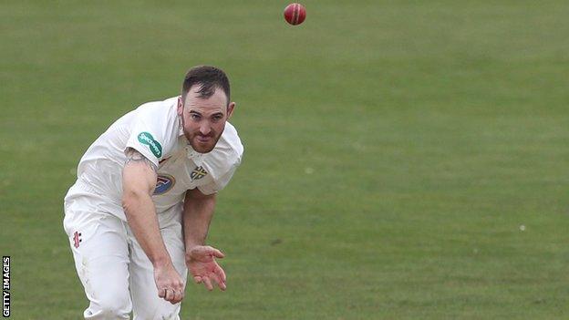 Durham all-rounder Ben Raine