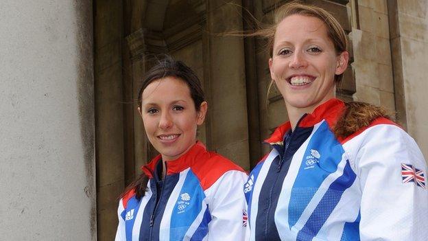 Samantha Murray (left) and Mhairi Spence