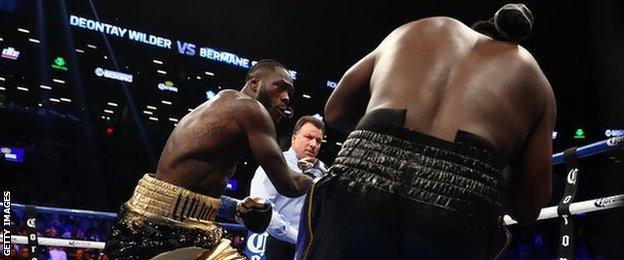 Deontay Wilder knocks out Bermane Stiverne