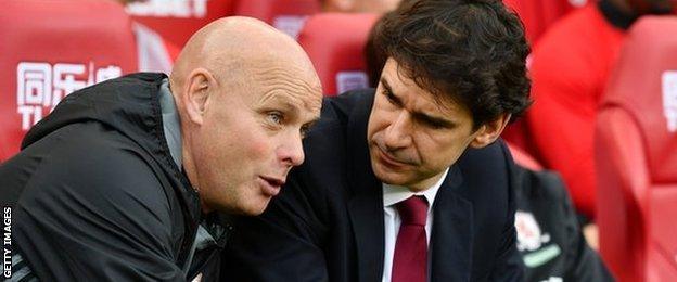 Steve Agnew and Aitor Karanka