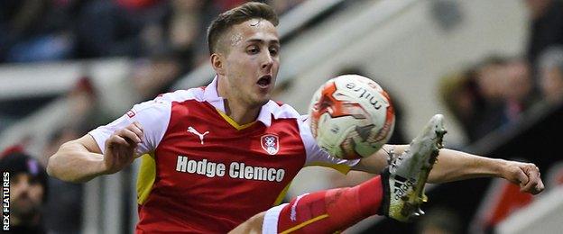 Rotherham United midfielder Will Vaulks