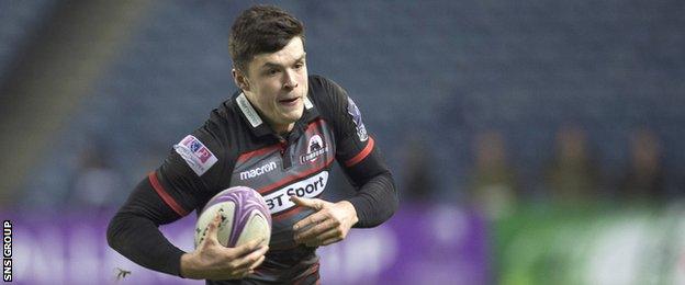 Edinburgh full-back Blair Kinghorn