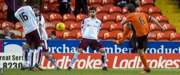 Paul Paton scores for Dundee United