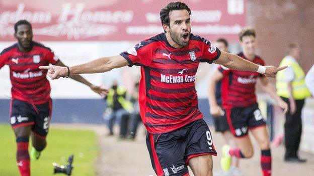 Dundee striker Sofien Moussa