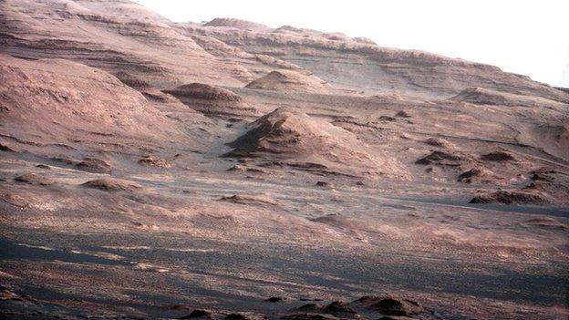 Layers at base of Mt Sharp