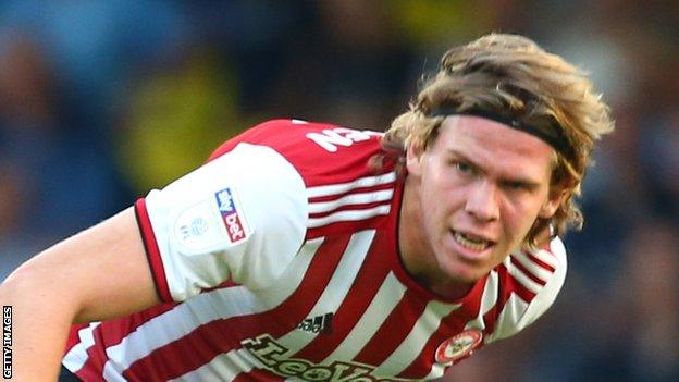 Mads Bech Sorensen has made two senior appearances for Brentford so far this season