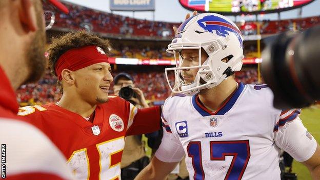 Patrick Mahomes lost to Josh Allen and the Buffalo BIlls