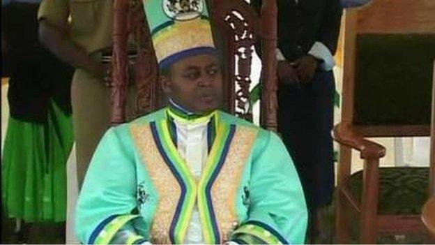 Charles Wesley Mumbere, the king of Rwenzururu