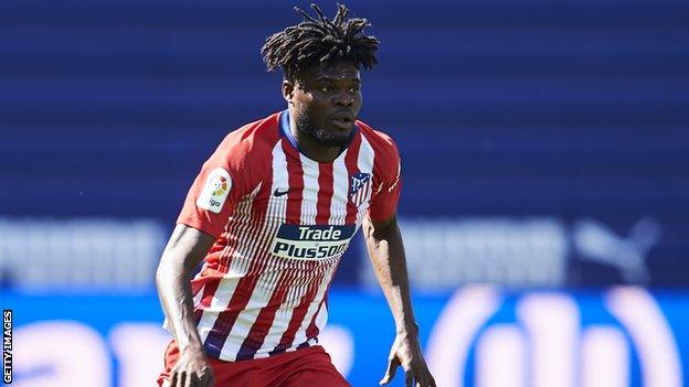 Ghana and Atletico Madrid's Thomas Partey