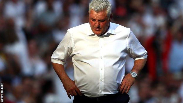 Aston Villa manager Steve Bruce