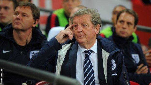 England manager Roy Hodgson