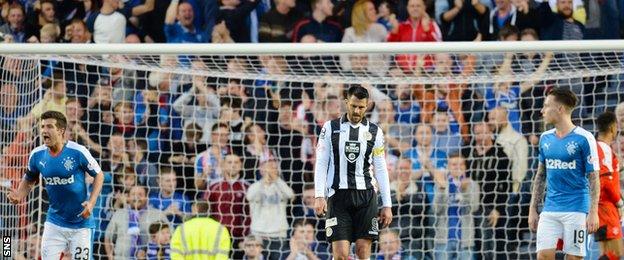 Steven Thompson was dejected when his penalty went over the bar