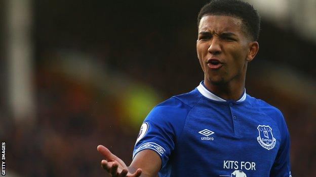 Everton defender Mason Holgate