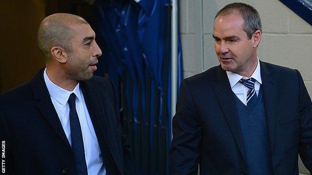 Roberto di Matteo and Steve Clarke