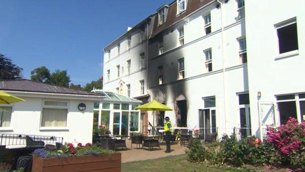 Fire damages St Michael's Hospice