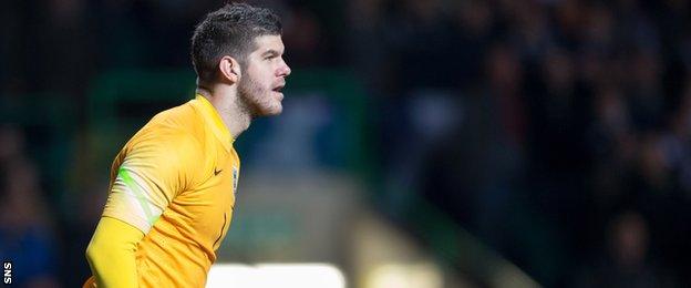 England goalkeeper Fraser Forster