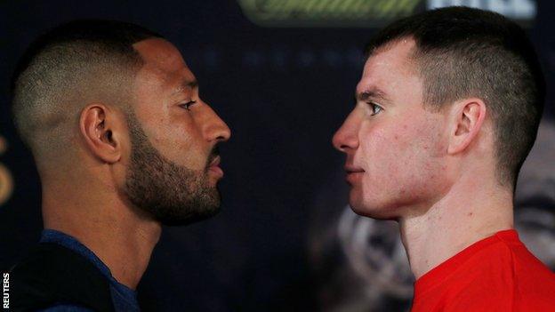 Kell Brook and Sergey Rabchenko face-to-face