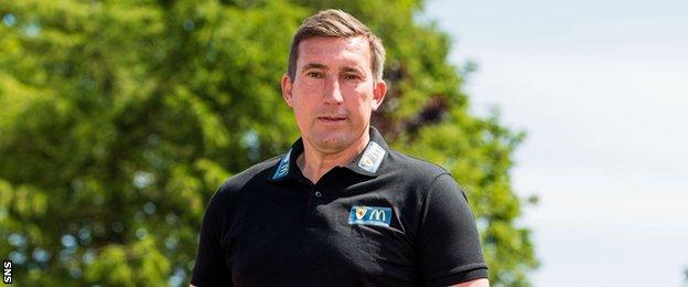 St Mirren manager Alan Stubbs