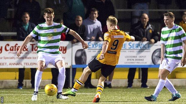 Aidan Smith scores his hat-trick