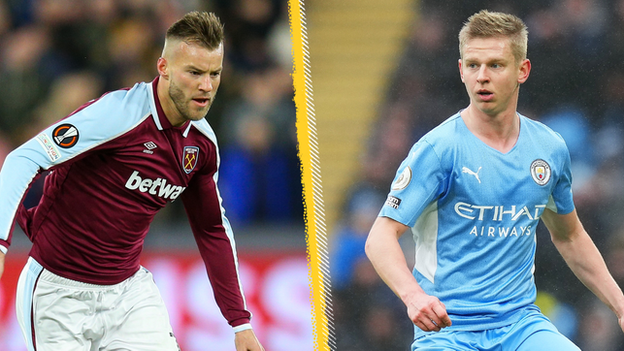 Andriy Yarmolenko and Oleksandr Zinchenko