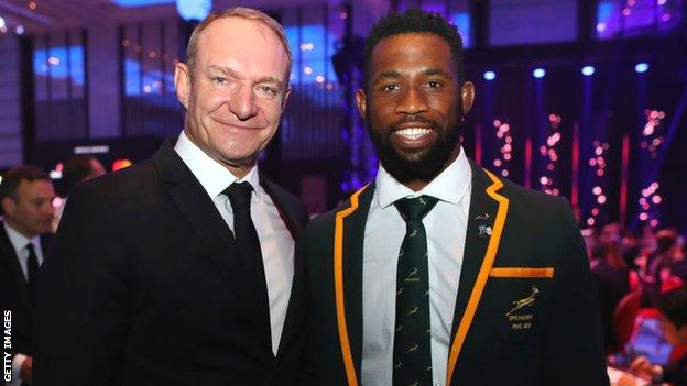 Francois Pienaar and Siya Kolisi