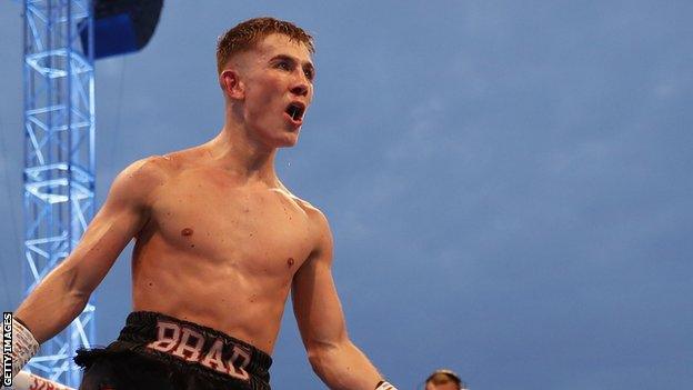 British super-bantamweight champion Brad Foster