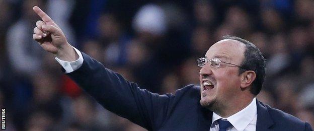 Real Madrid boss Rafael Benitez