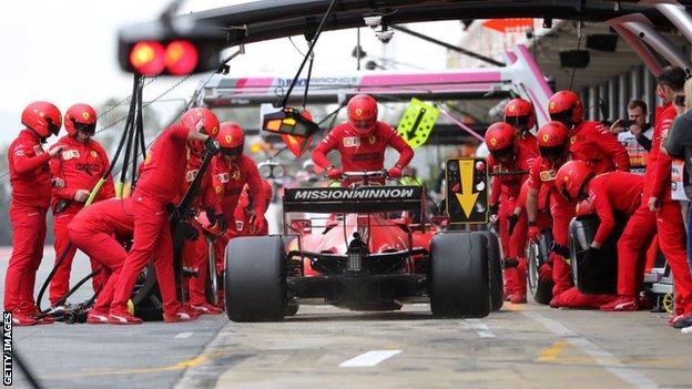 Ferrari pit-stop