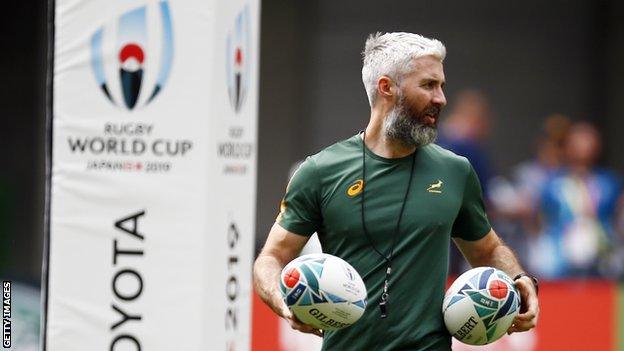 Aled Walters was part of the backroom staff that helped South Africa win the 2019 World Cup