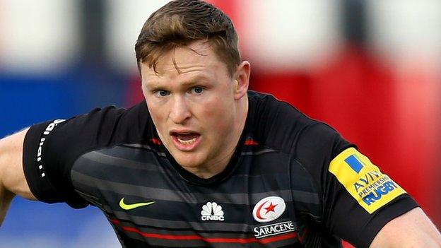 England and Saracens winger Chris Ashton