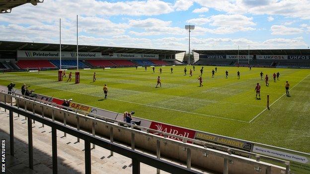 Salford Red Devils reached their first Challenge Cup final for 51 years when they beat Warrington Wolves in the semi-final on 3 October