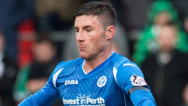 St Johnstone forward Michael O'Halloran