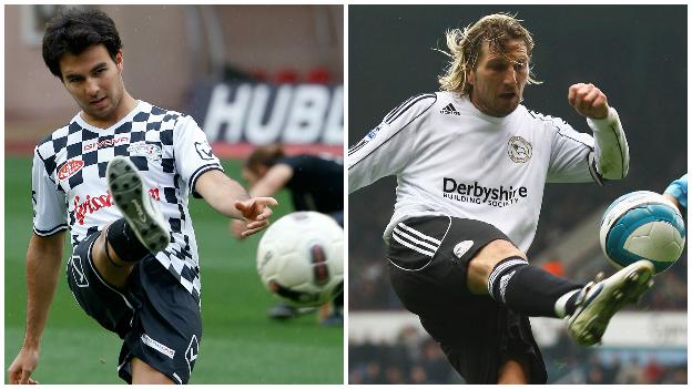 Sergio Perez and Robbie Savage