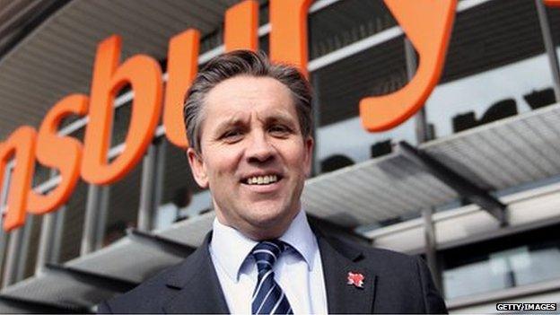 Justin King, chief executive, Sainsbury's