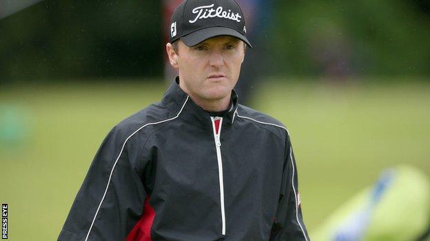 Michael Hoey carded a second round 70 but misses the cut at the Northern Ireland Open