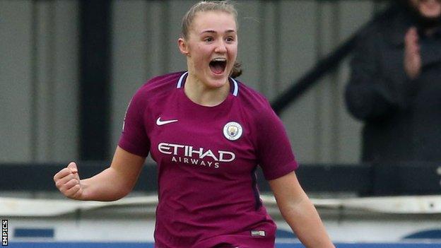 Georgia Stanway scores in extra time for Man City women v Birmingham City Ladies