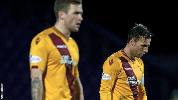 Motherwell are six points above bottom side Dundee United