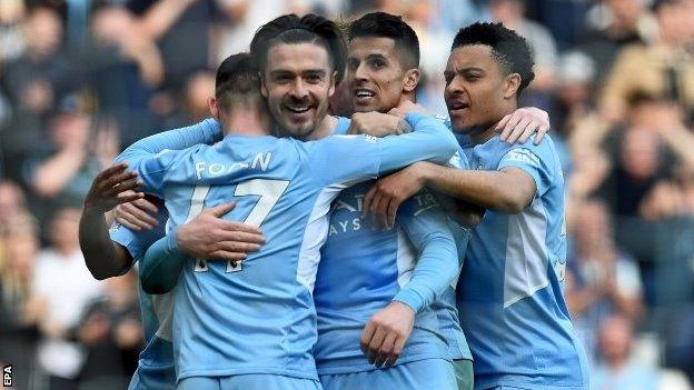 Manchester City celebrate