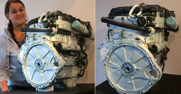 Lara Clarke and engine cake