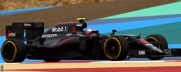 Mclaren F1 driver Jenson Button
