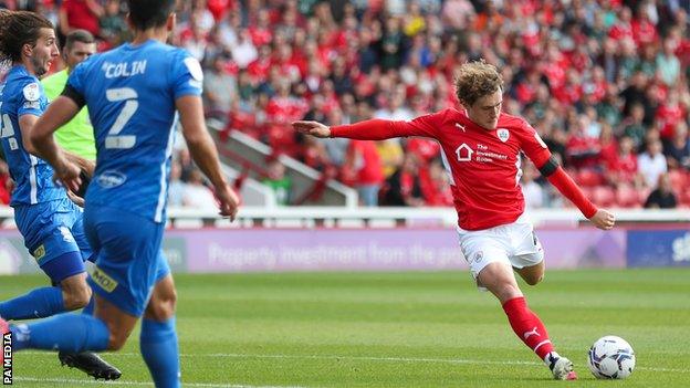 Callum Styles scores for Barnsley