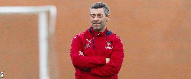 Rangers manager Pedro Caixinha