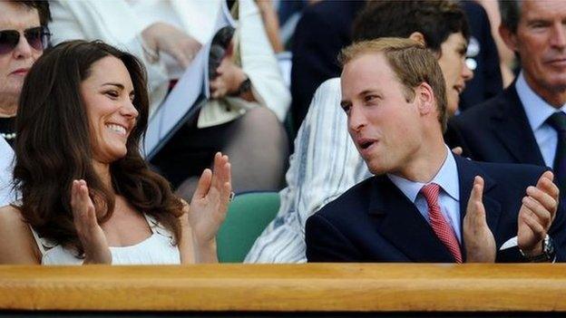 Prince William and the Duchess of Cambridge