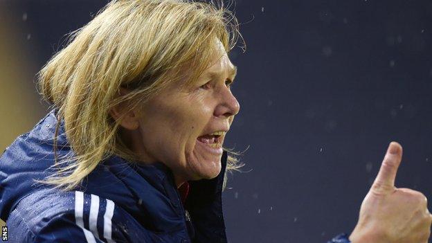 Scotland head coach Anna Signeul