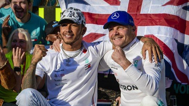 Lewis Hamilton and Valtteri Bottas