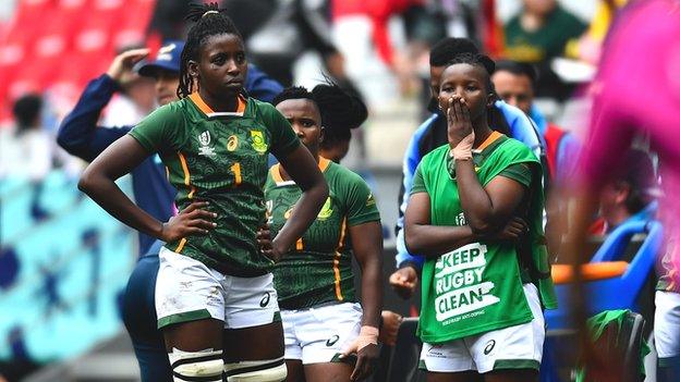 South Africa's women's 7s team