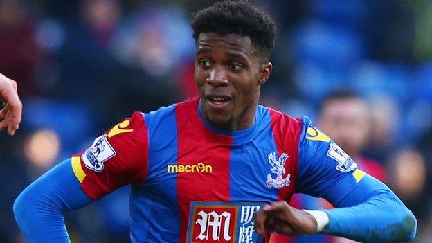 Wilfried Zaha of Crystal Palace