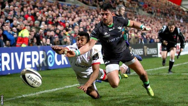 Ulster and Connacht will meet at the Aviva Stadium as the they return from the Covid-19 shutdown