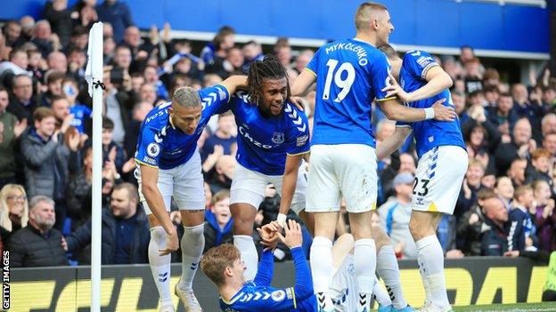 Everton have won five and lost eight in all competitions under Frank Lampard, with all five wins at Goodison